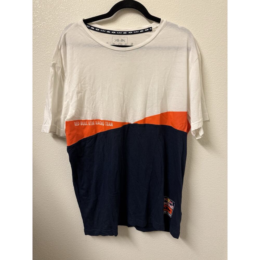 Tri-color KTM Red Bull Factory Racing Team T-Shirt - Large